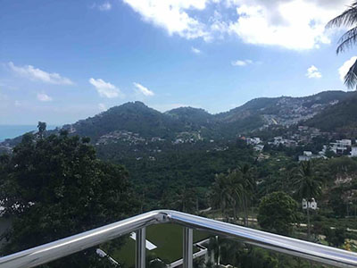 studio DREAM Villa SIAM View from balcony Chaweng bay